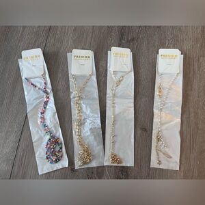 Assorted Necklaces (Beaded and Gold)